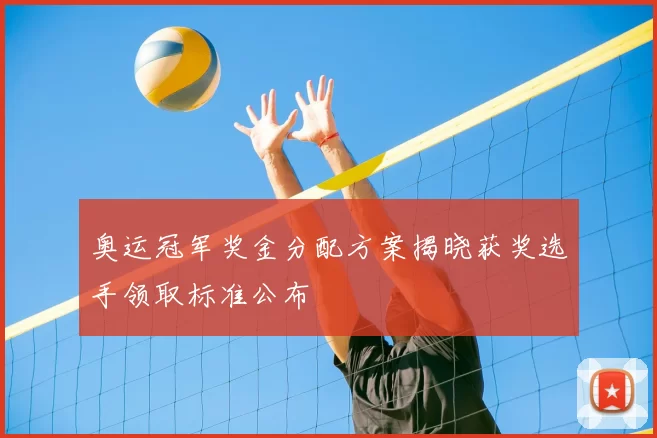 奥运冠军奖金分配方案揭晓获奖选手领取标准公布